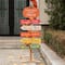 Glitzhome® 42.5" Fall Wooden Pumpkin Patch Porch Sign